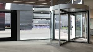 Manual revolving door installation London